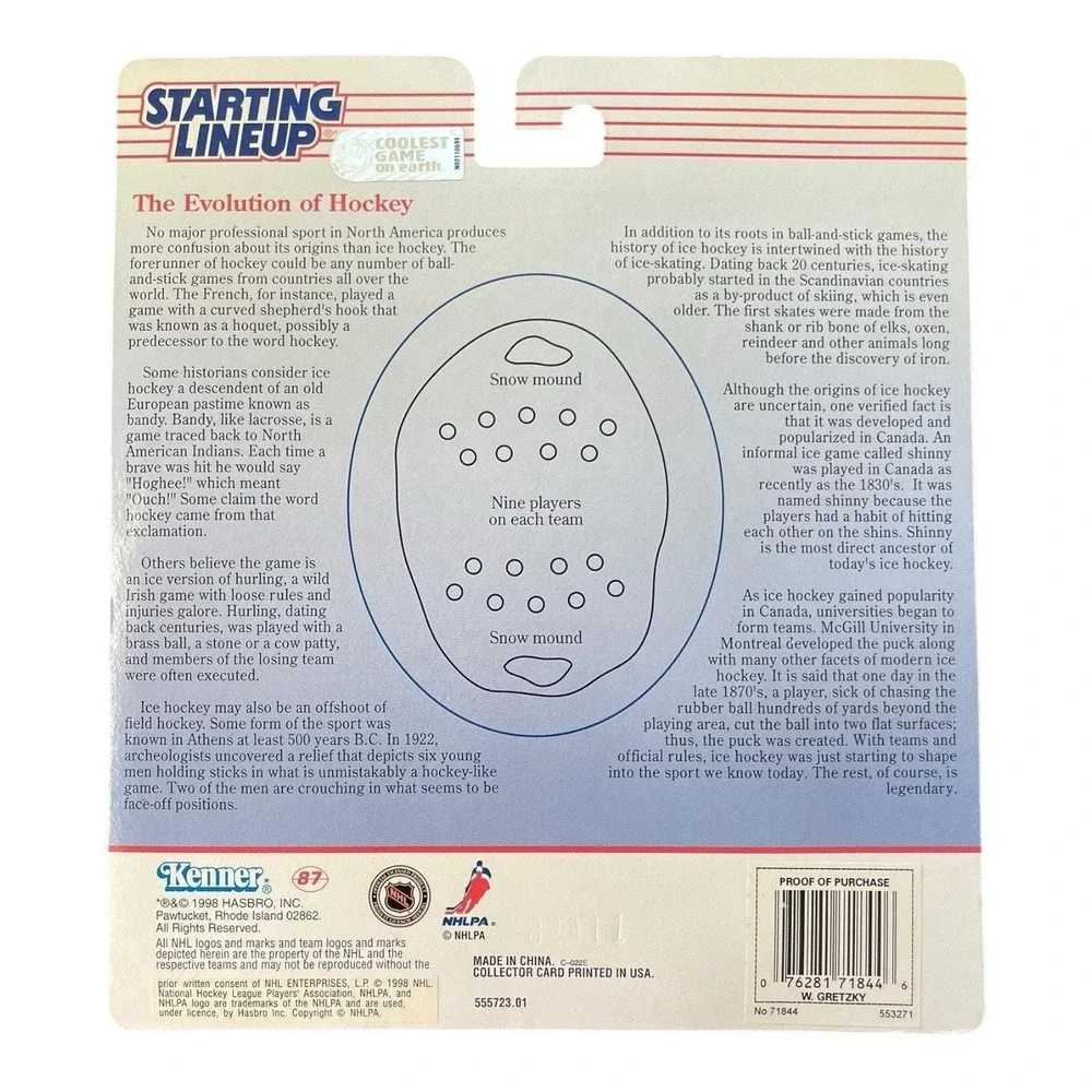 Starting Lineup Wayne Gretzky 1998 Edition NHL Hockey‎ Superstar Collectible